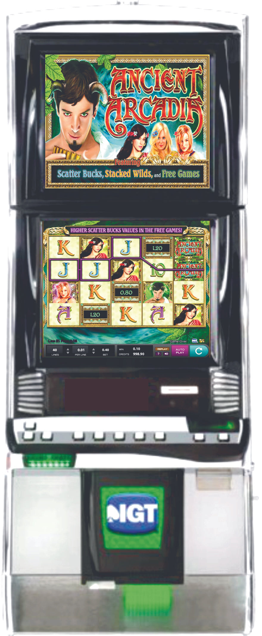 IGT Ancient Arcadia Video Slot Machine
