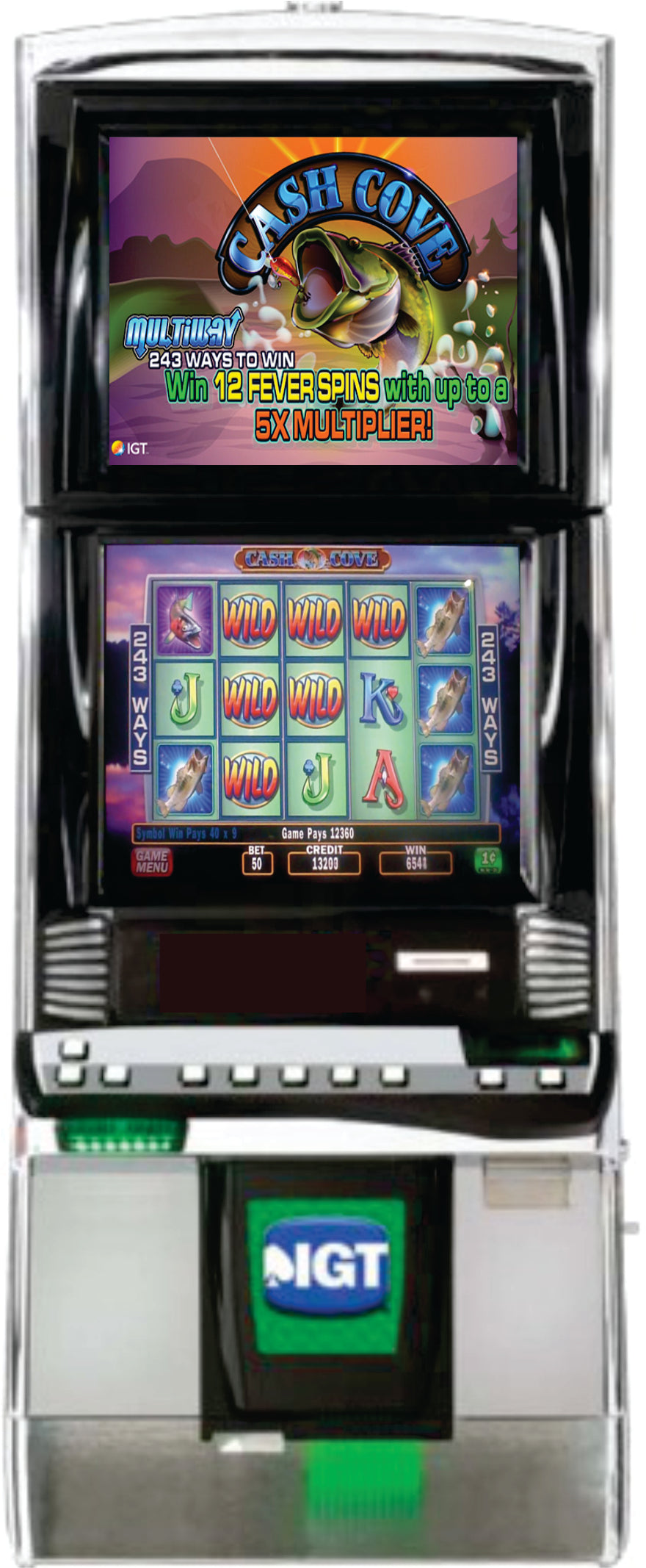 IGT Cash Cove Video Slot Machine