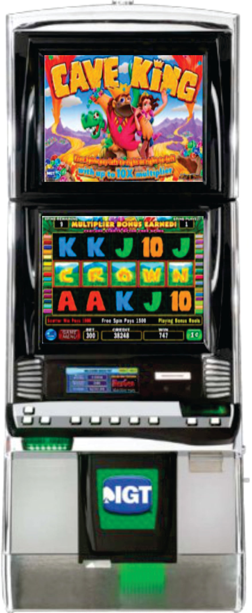 IGT Cave King Video Slot Machine