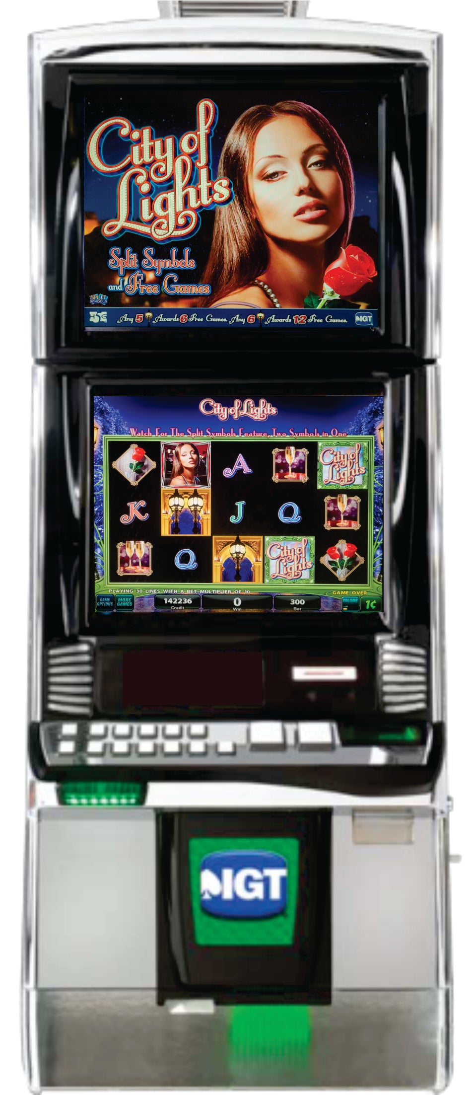 IGT City of Lights Video Slot Machine