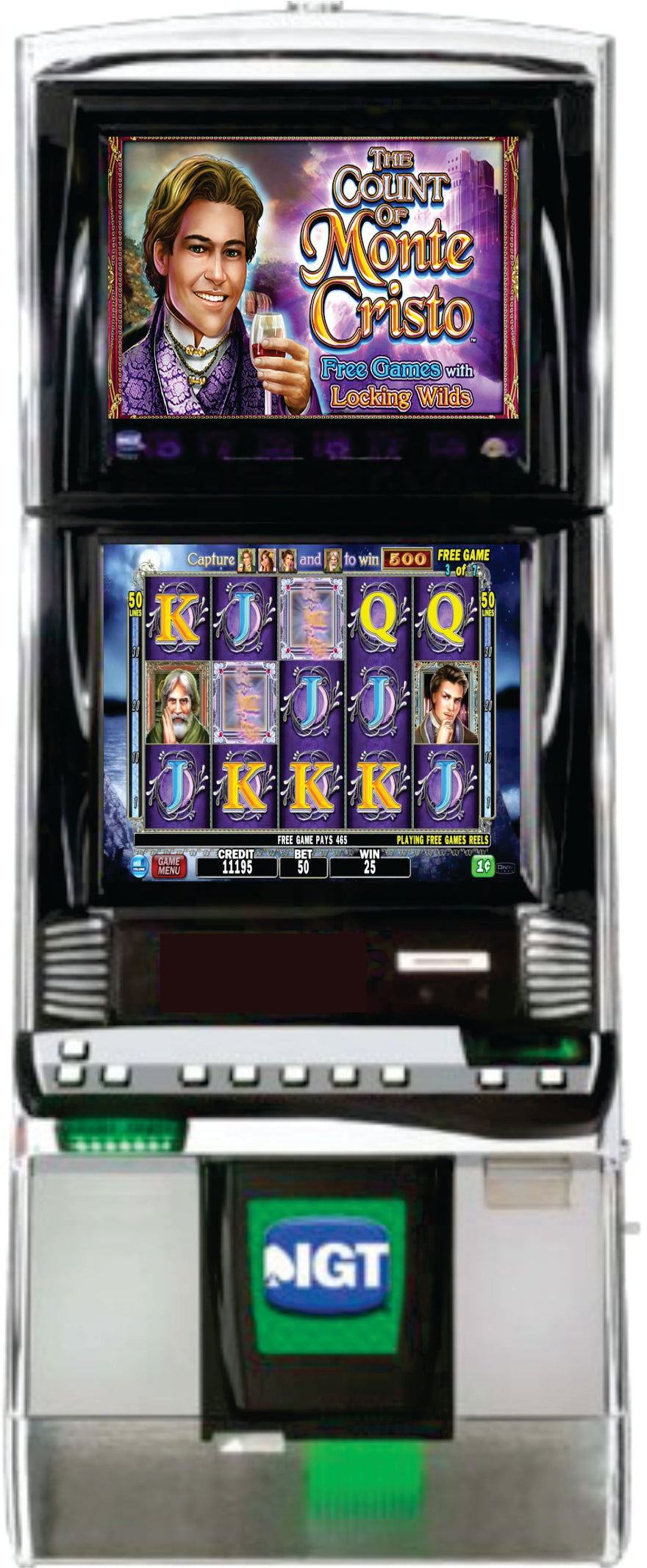IGT Count of Monte Cristo Video Slot Machine