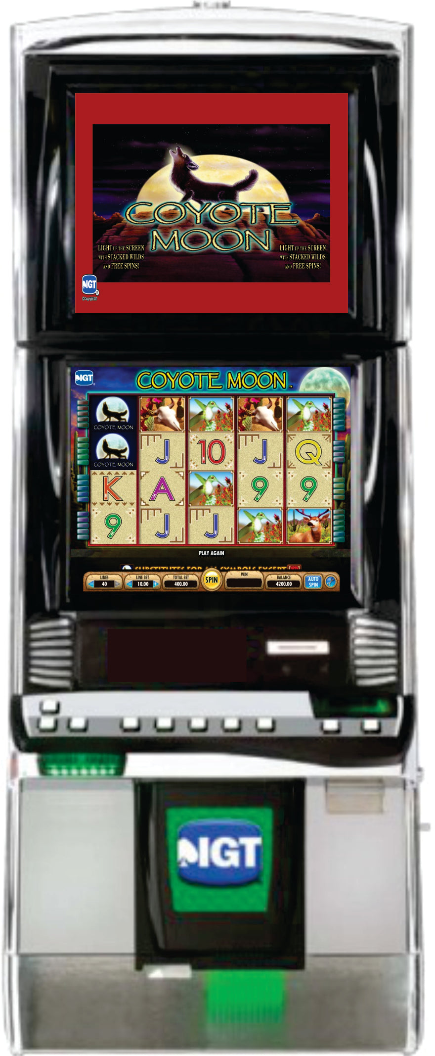 IGT Coyote Moon Video Slot Machine