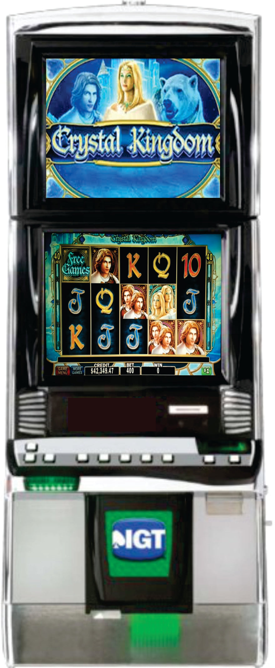 IGT Crystal Kingdom Video Slot Machine