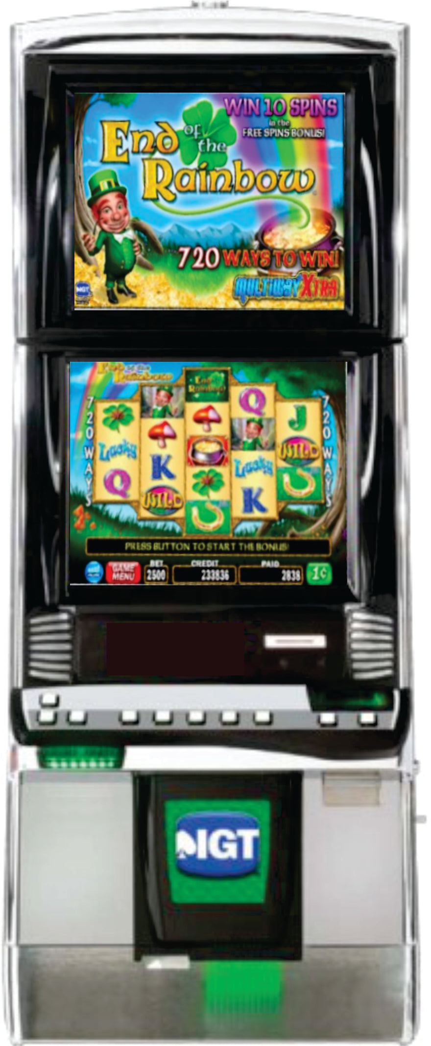 IGT End of the Rainbow Video Slot Machine