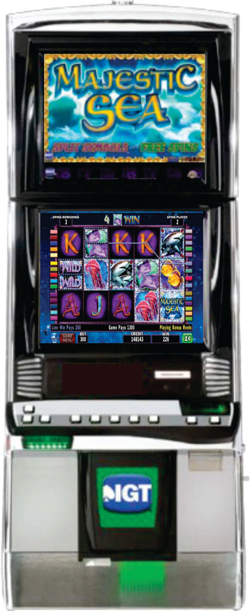IGT Majestic Sea Video Slot Machine