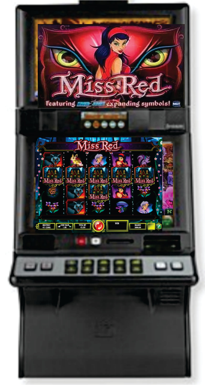 IGT Miss Red Video Slot Machine