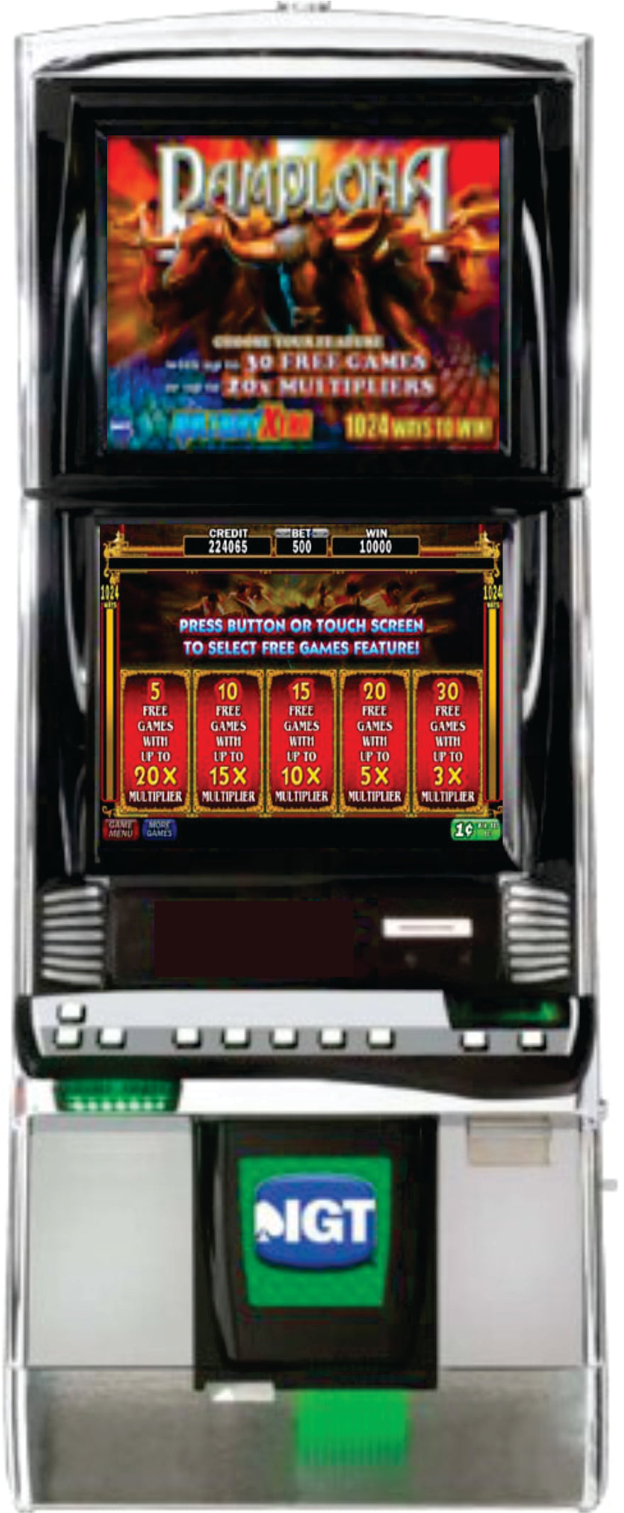 IGT Pamplona Video Slot Machine