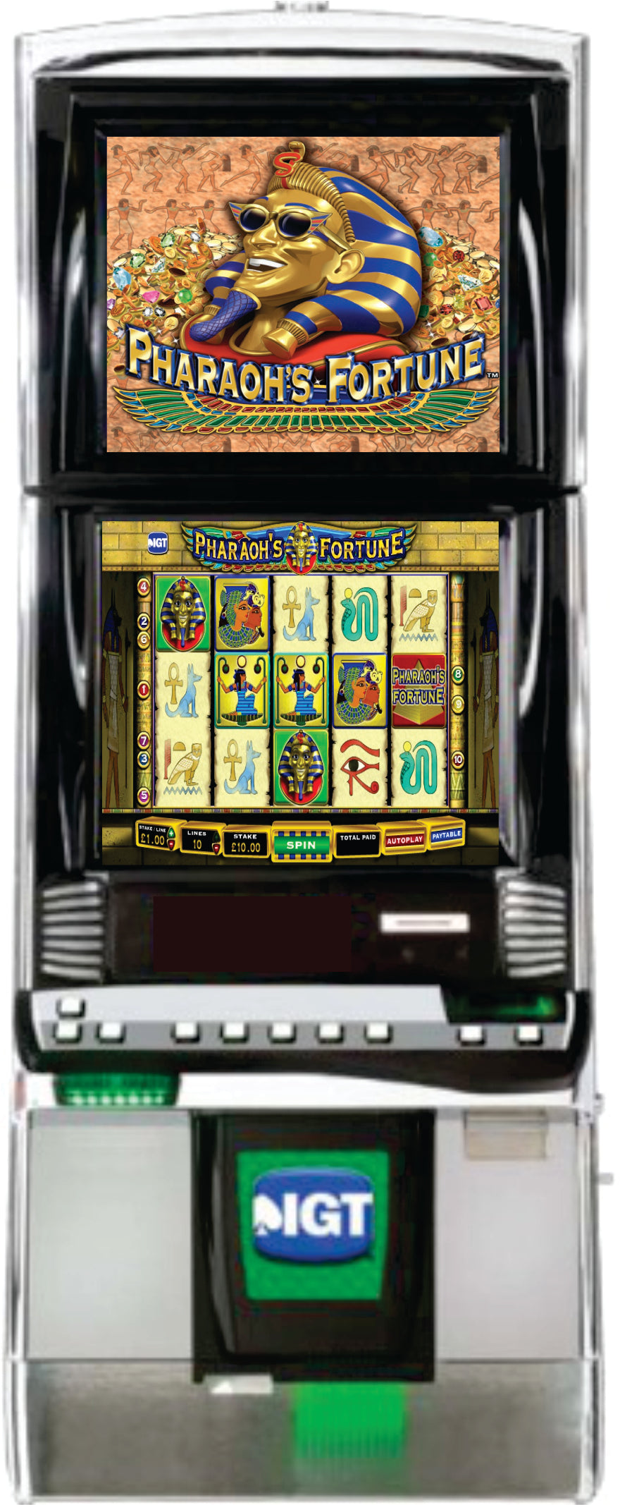 IGT Pharaoh's Fortune Video Slot Machine