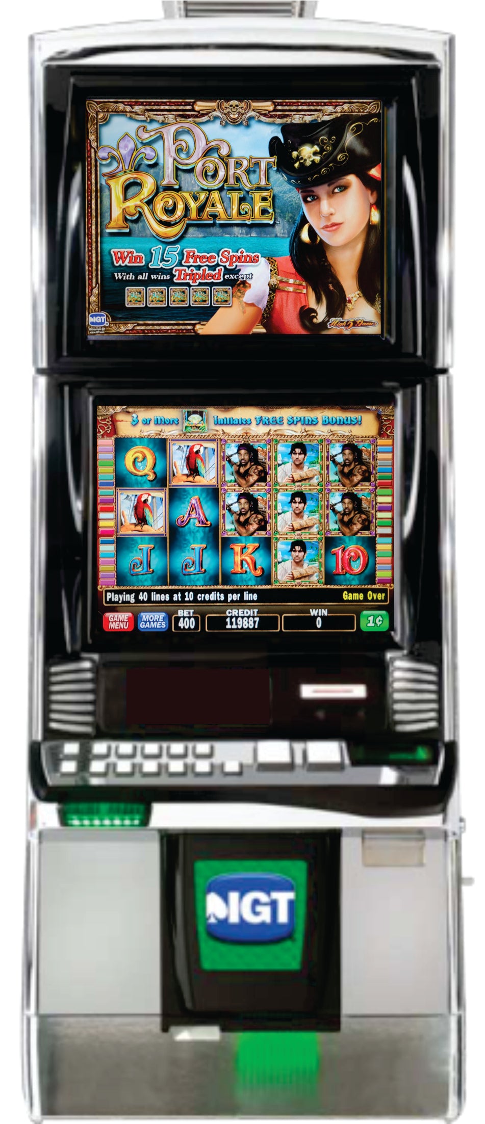 IGT Port Royal Video Slot Machine Game