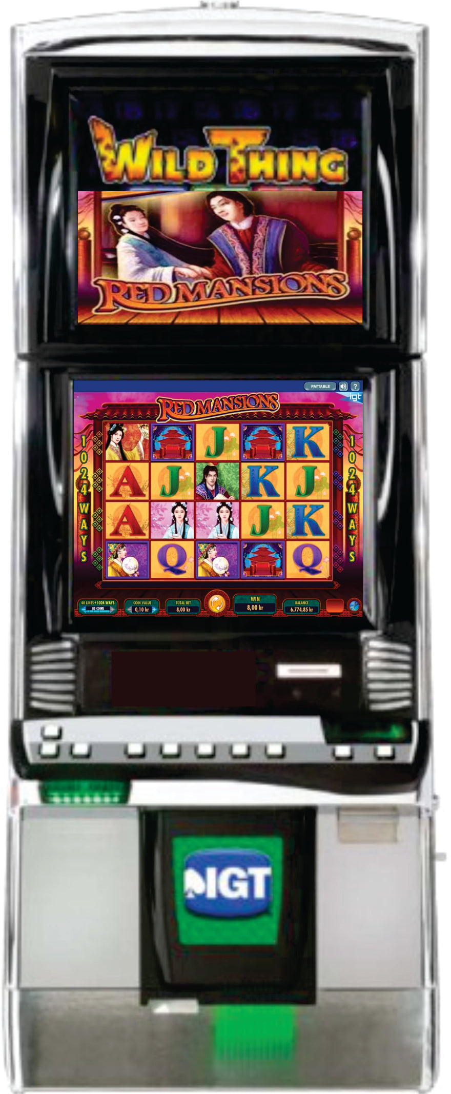 IGT Red Mansions Video Slot Machine