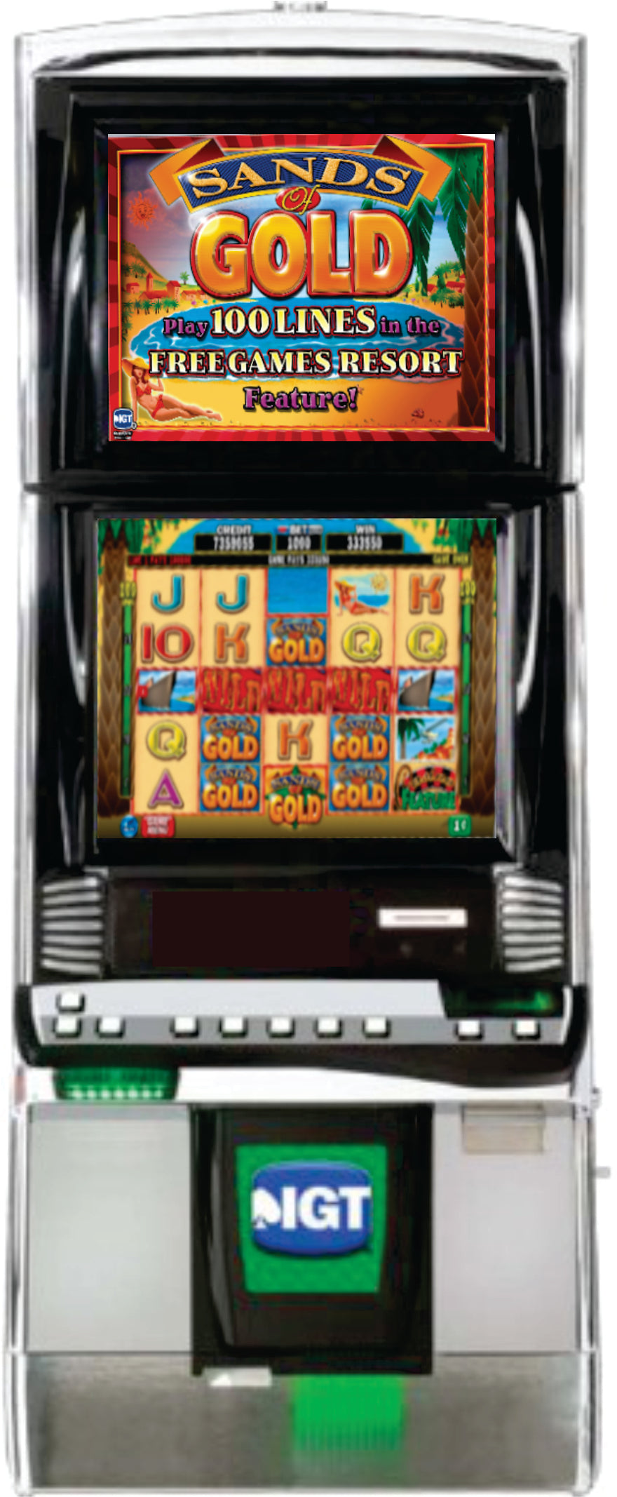 IGT Sands of Gold Video Slot Machine
