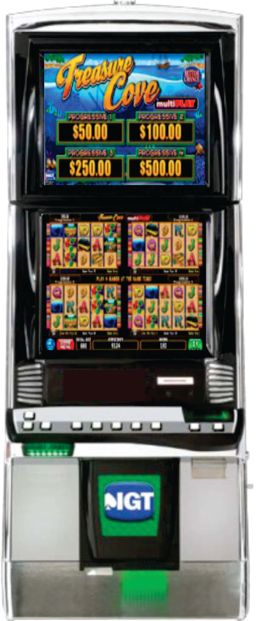 IGT Treasure Cove Video Slot Machine