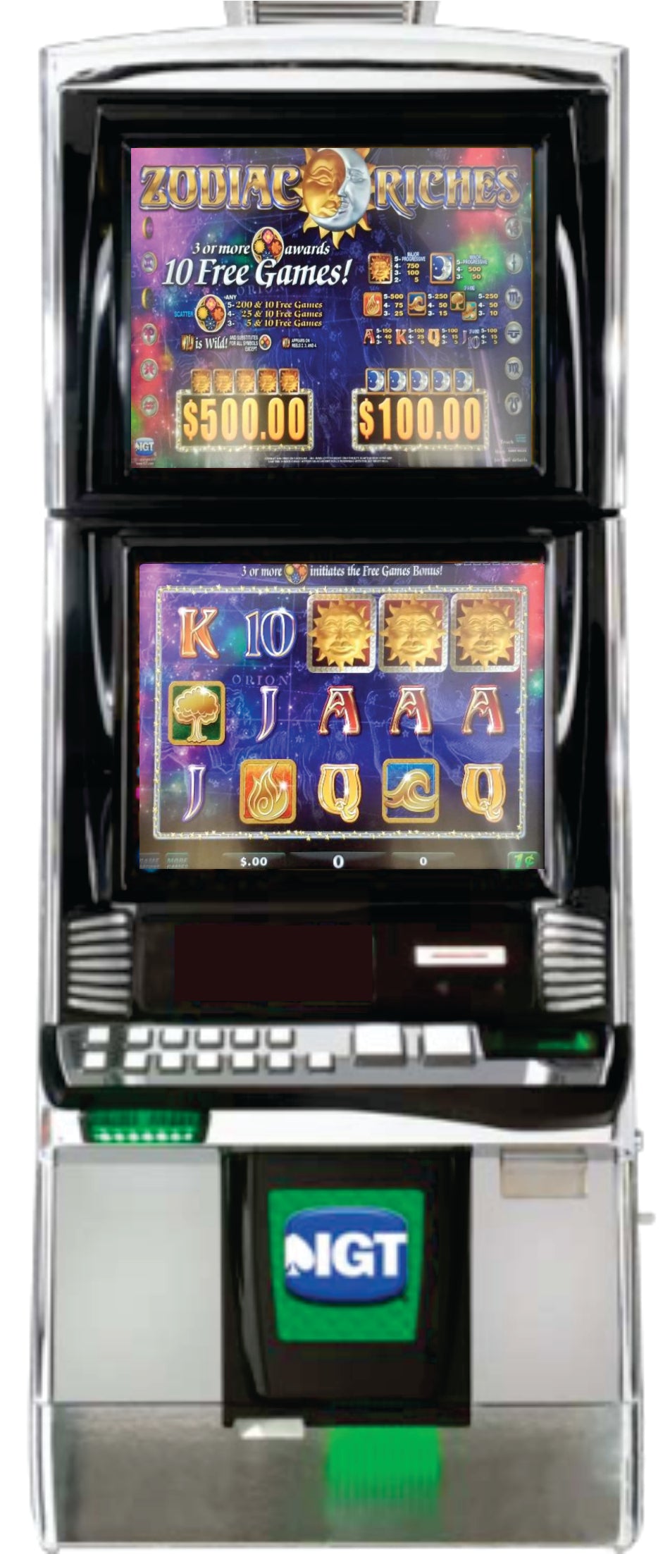 IGT Zodiac Riches Video Slot Machine