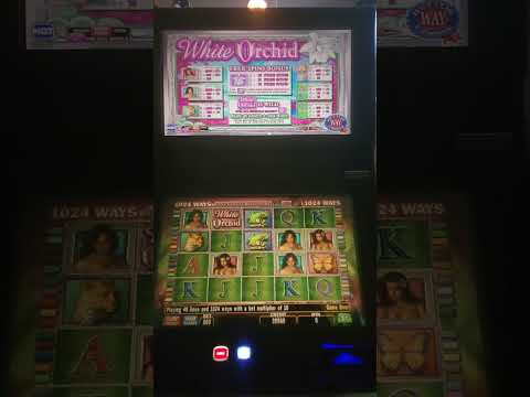 IGT White Orchid Video Slot Machine