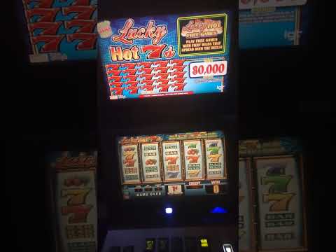 IGT Lucky Hot 7s Video Slot Machine