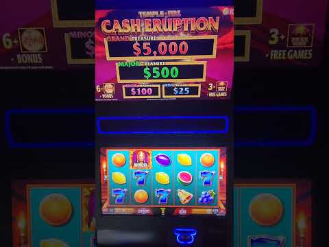 IGT Temple of Fire Cash Eruption Video Slot Machine