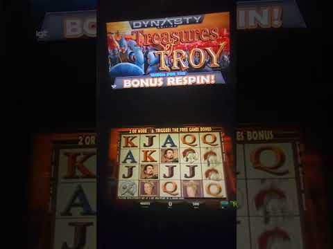 IGT Treasures of Troy & Dynasty Video Slot Machine