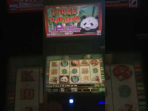 IGT Three Pandas Video Slot Machine