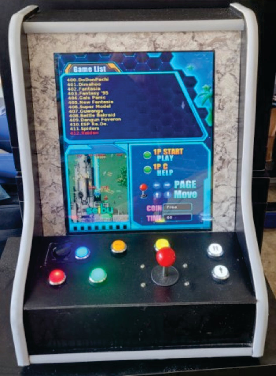 Arcade Game Counter Top - 412 Classic Arcade Games