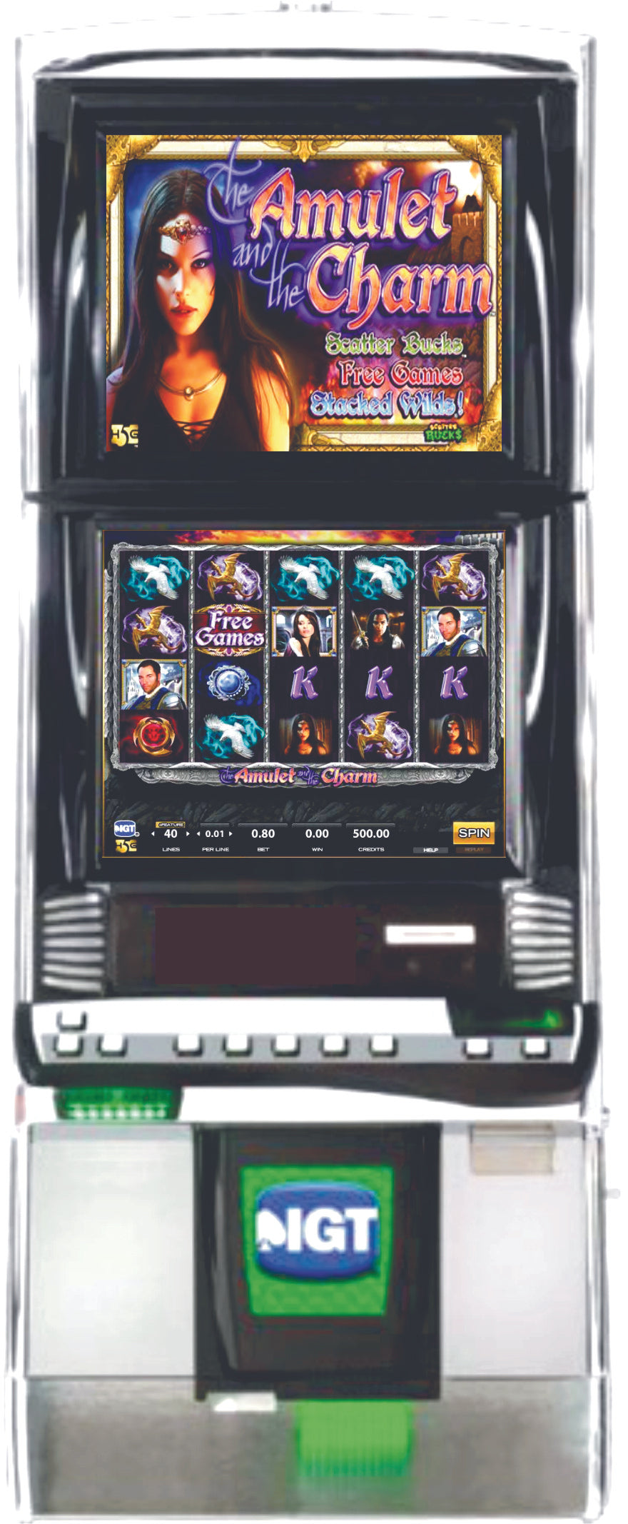 IGT Amulet and the Charm Video Slot Machine