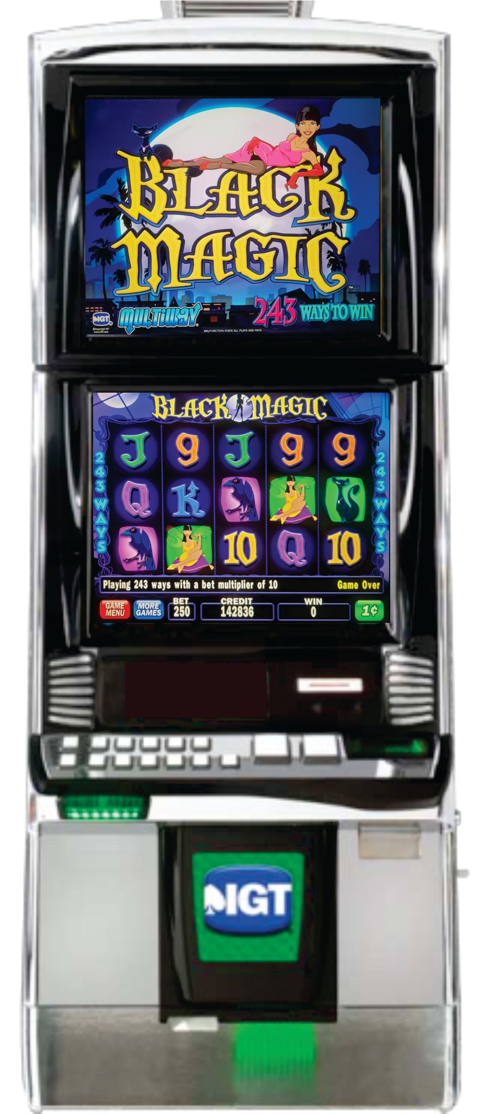 Magic Touch Slot Machine IGT Black Magic Video Slot Machine – Top Line Slots