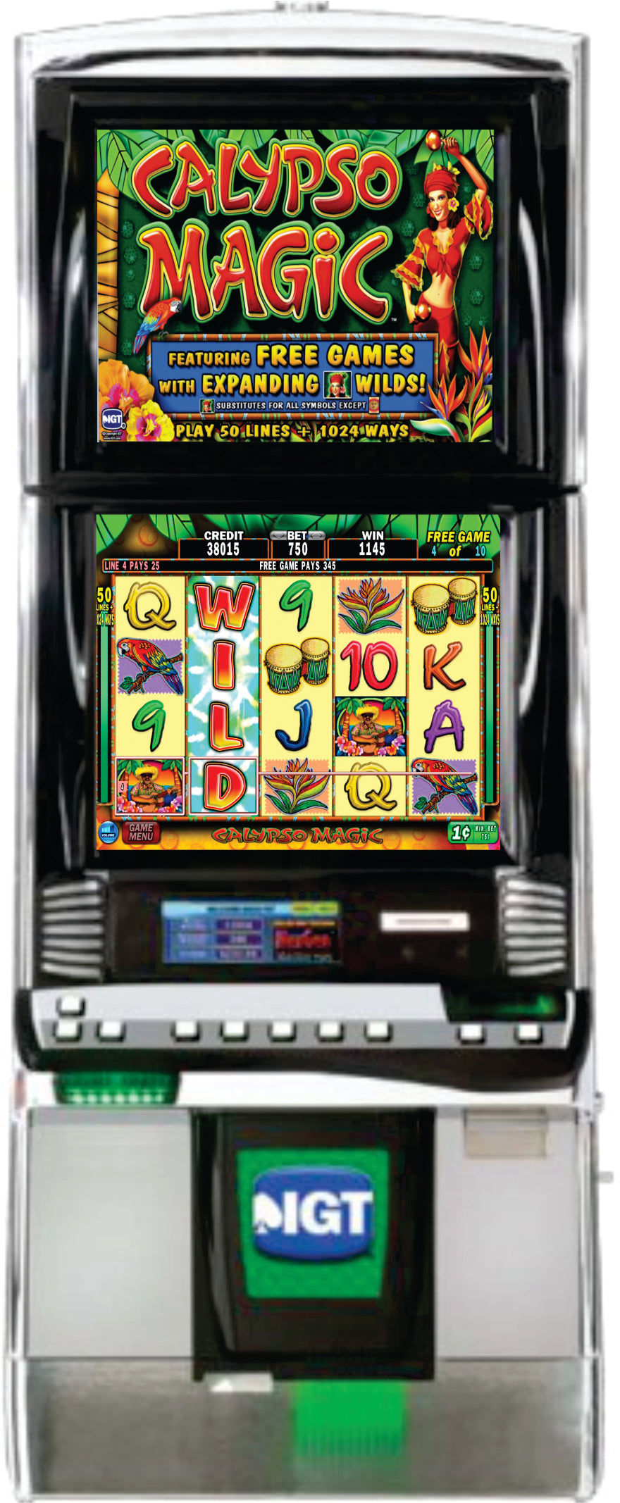 IGT Calipso Magic Video Slot Machine