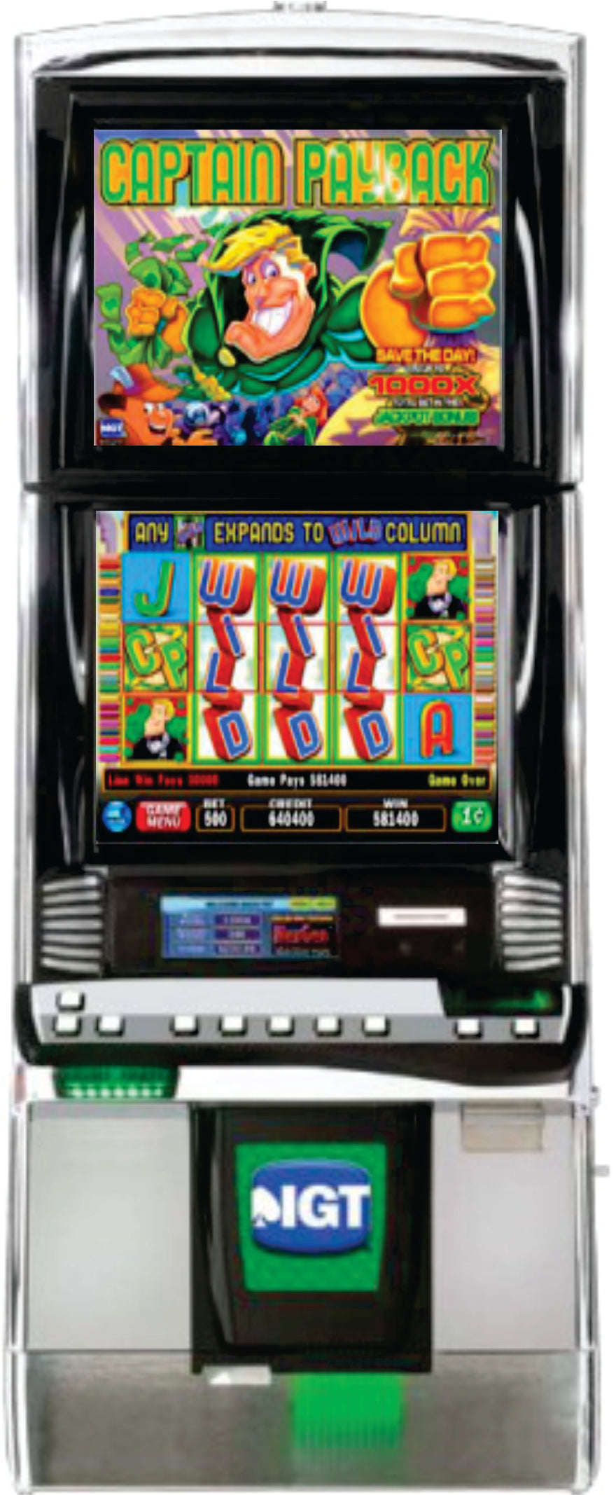 IGT Captain Payback Video Slot Machine