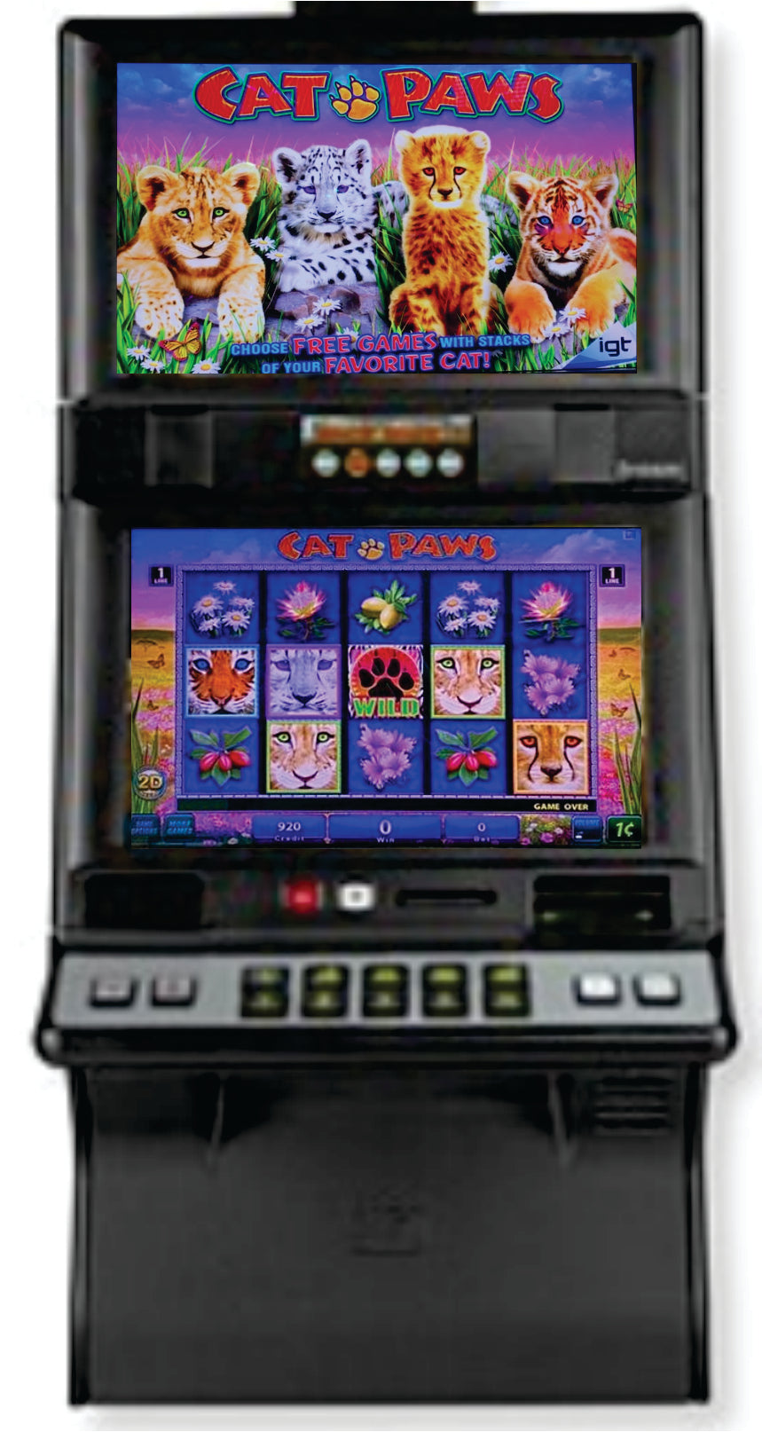 IGT Cat Paws Video Slot Machine