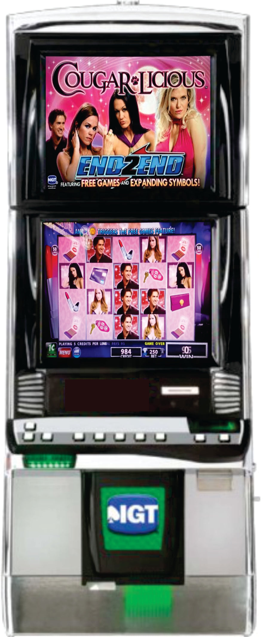 IGT Cougarlicious Video Slot Machine