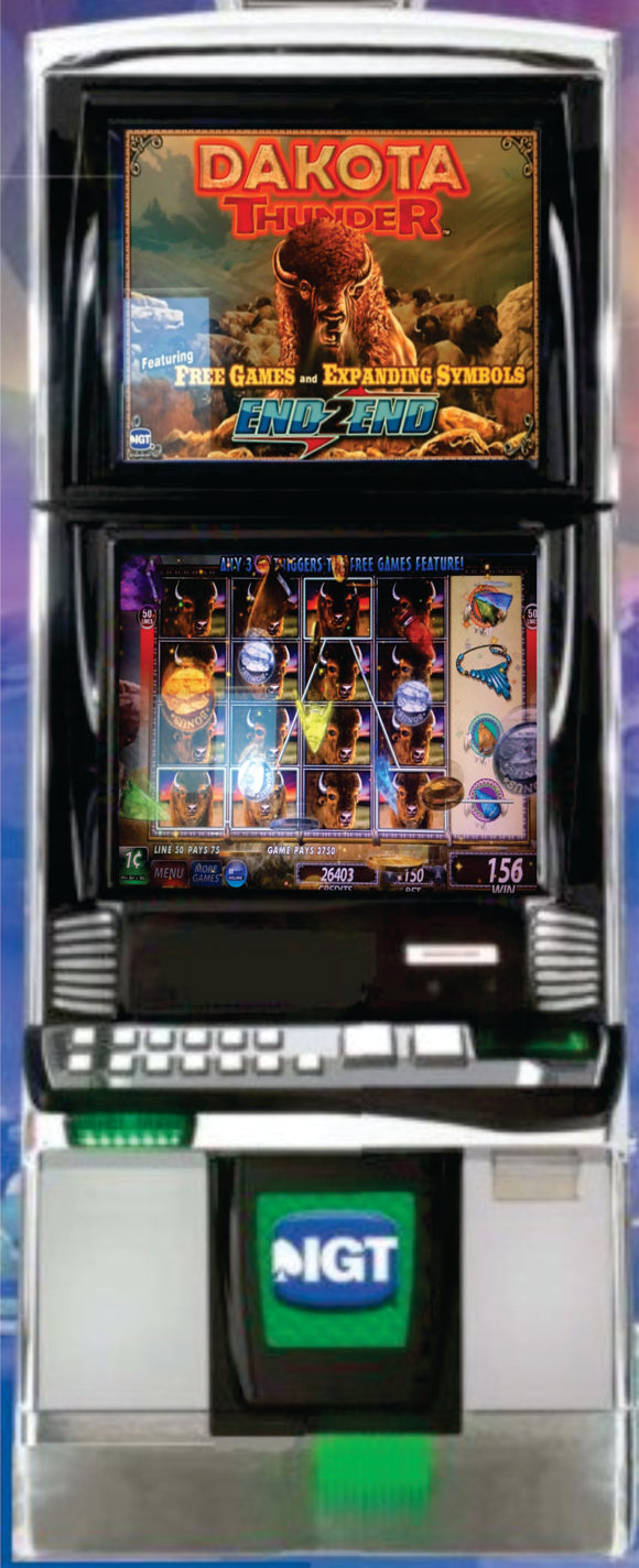 IGT Dakota Thunder Video Slot Machine