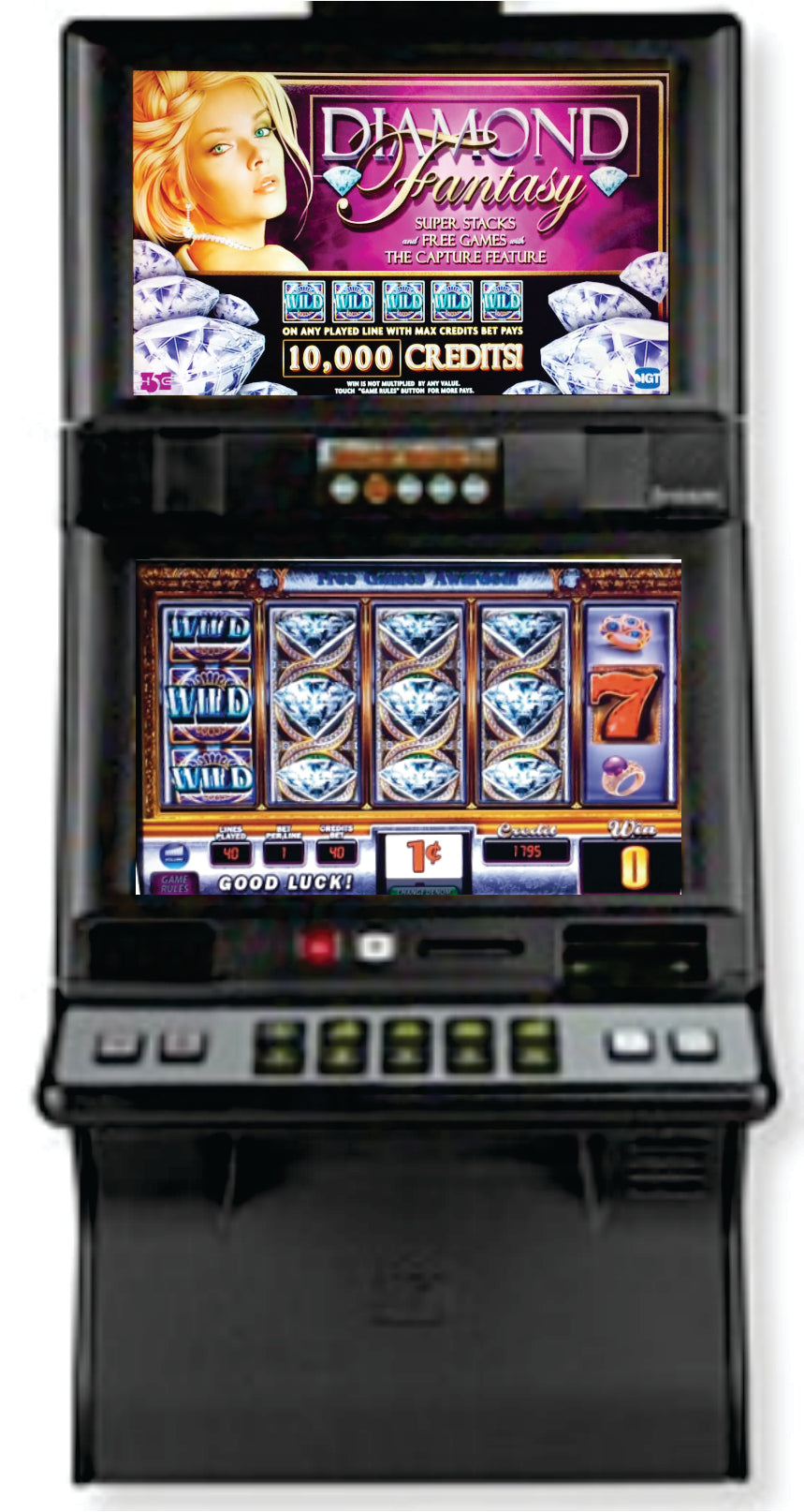 IGT Diamond Fantasy Video Slot Machine