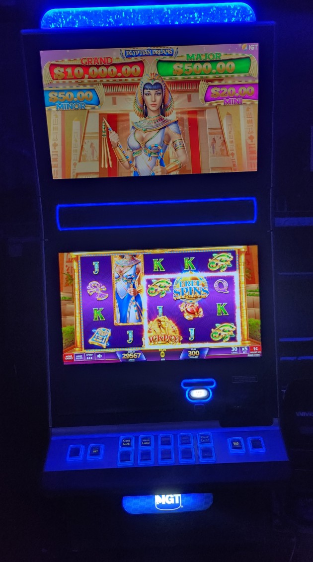 IGT Egyptian Dreams Video Slot Machine