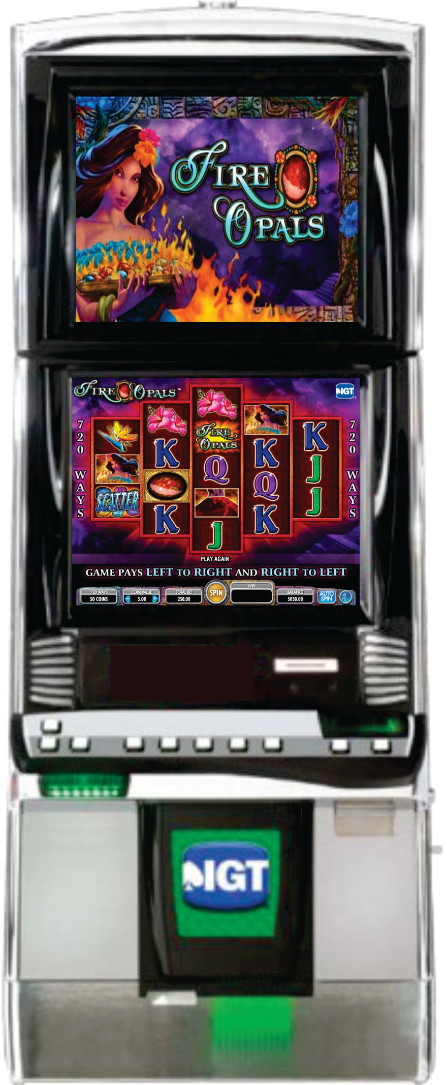 IGT Fire Opals Video Slot Machine.