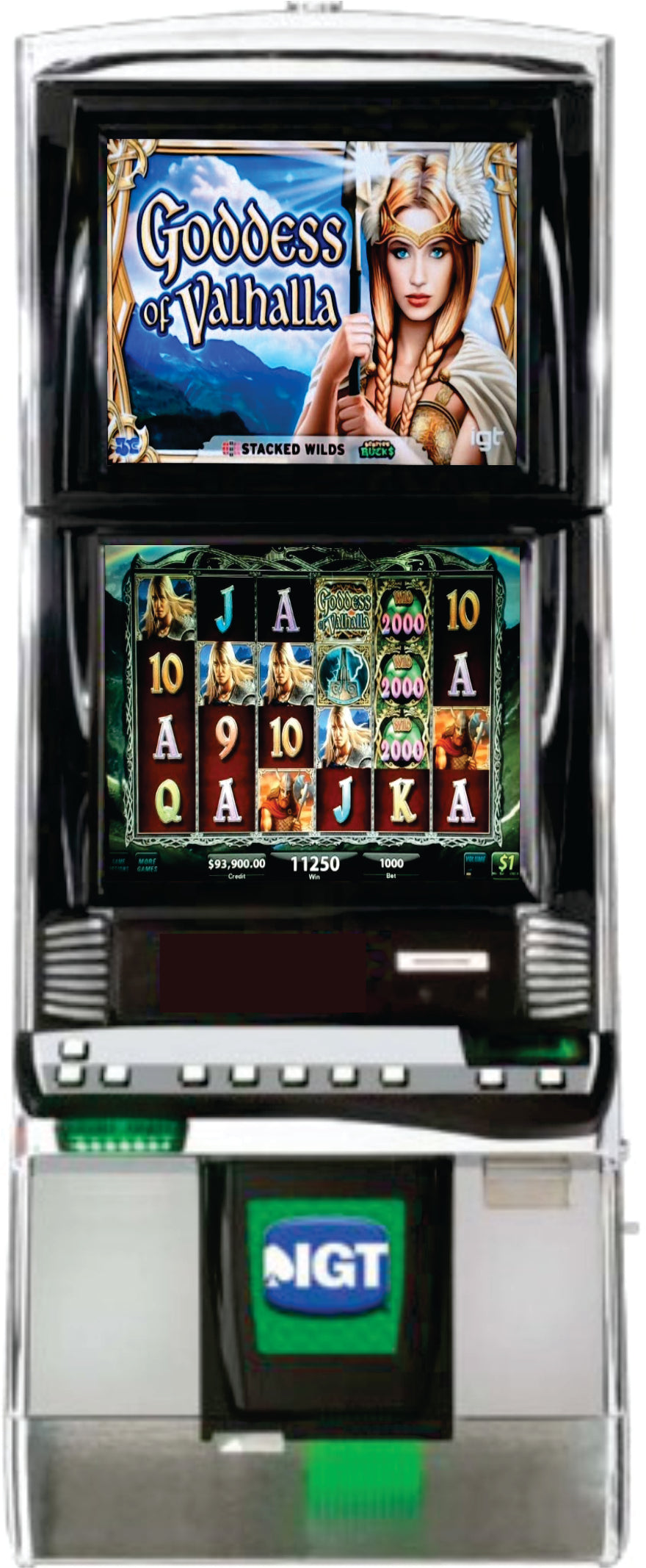 IGT Goddess of Valhalla Video Slot Machine