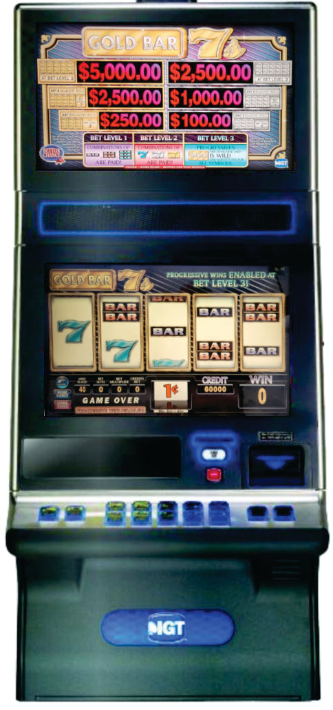 IGT Gold Bar 7s Video Slot Machine