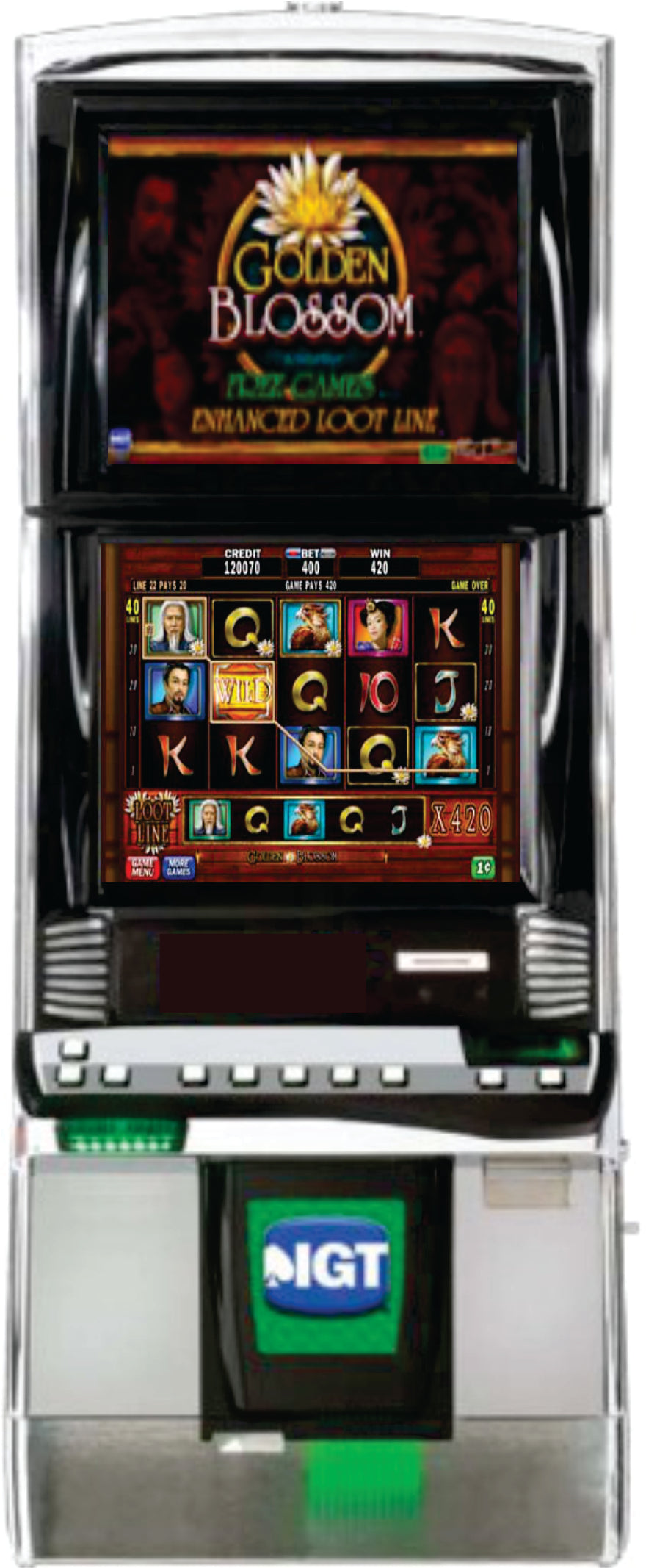 IGT Golden Blossom Video Slot Machine