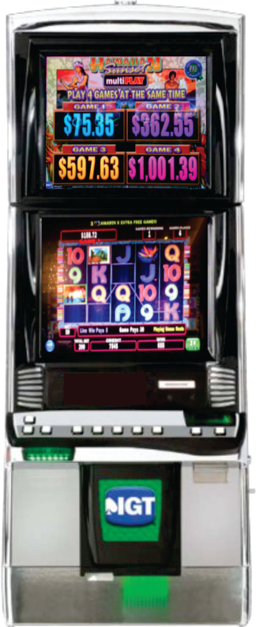 IGT Hawaiian Sunset Video Slot Machine