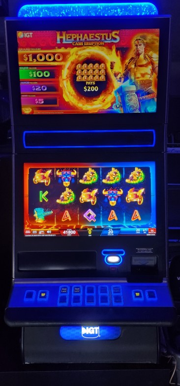 IGT Hephaestus Cash Eruption Video Slot Machine