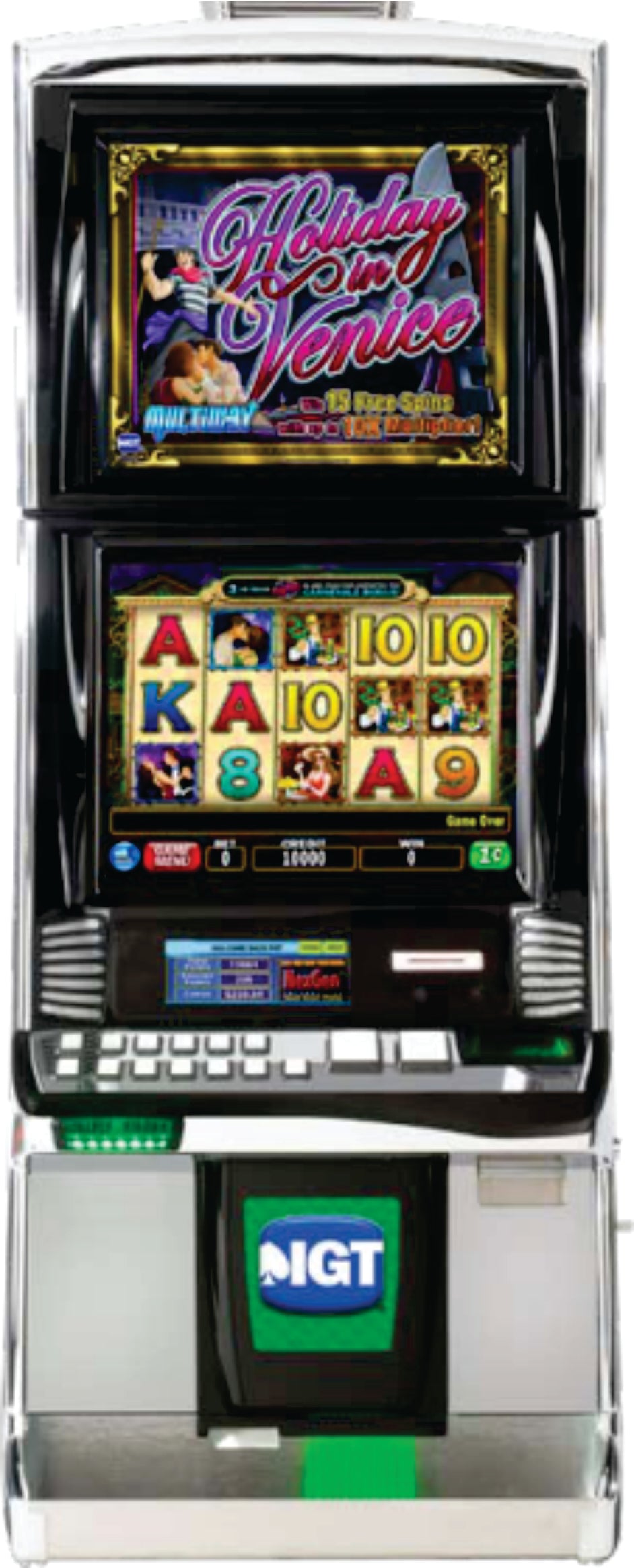 IGT Holiday in Venice Video Slot Machine