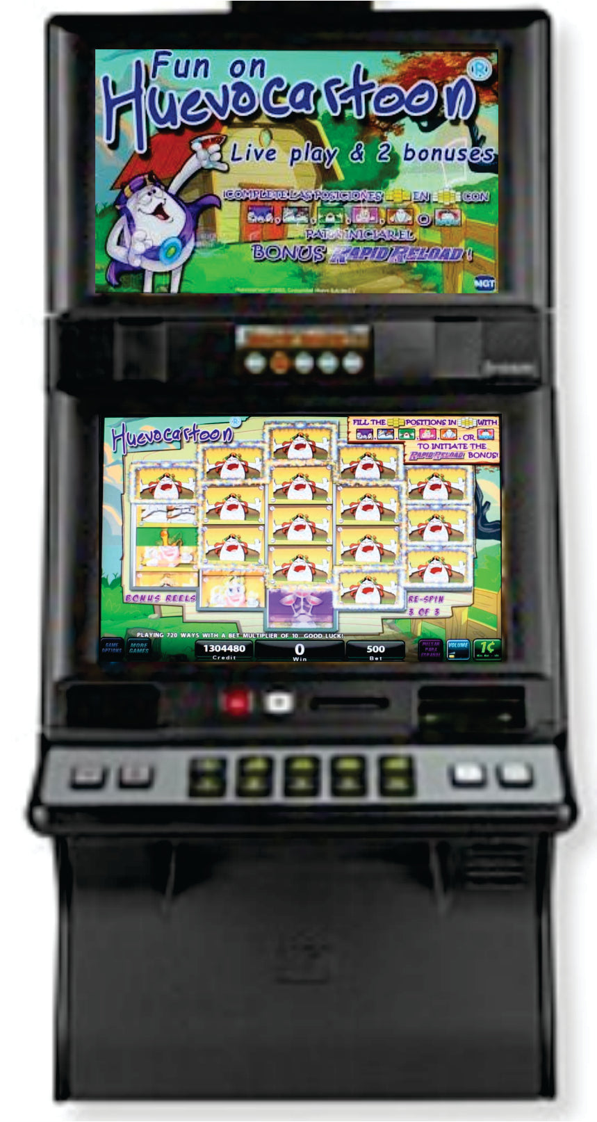 IGT Huevocartoon Video Slot Machine