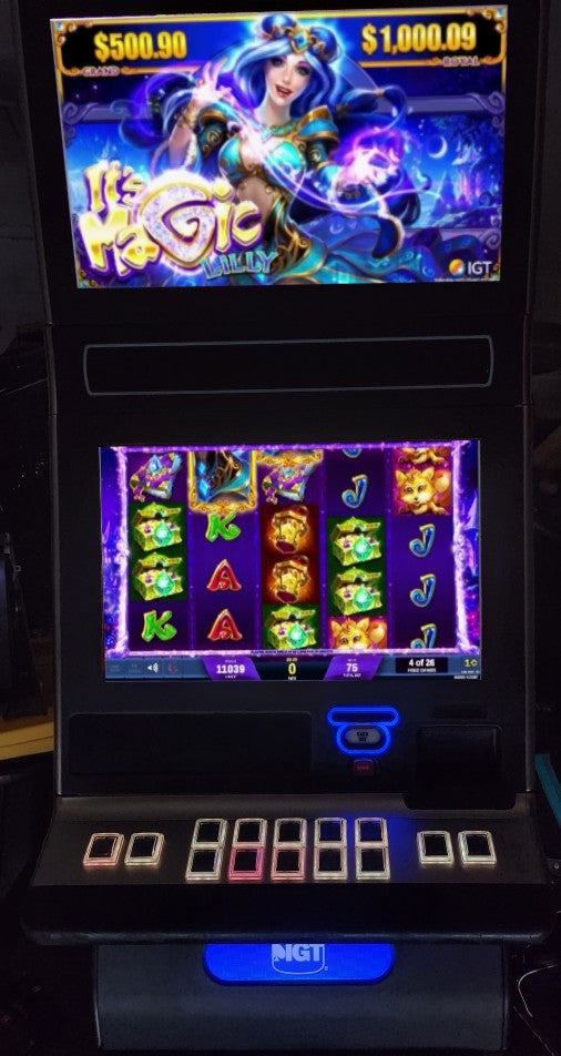 IGT It's Magic Lilly Video Slot Machine