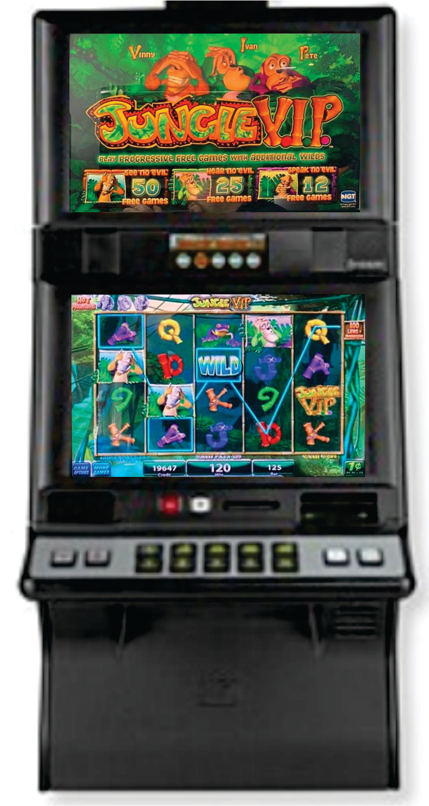 IGT Jungle V. I. P. Video Slot Machine