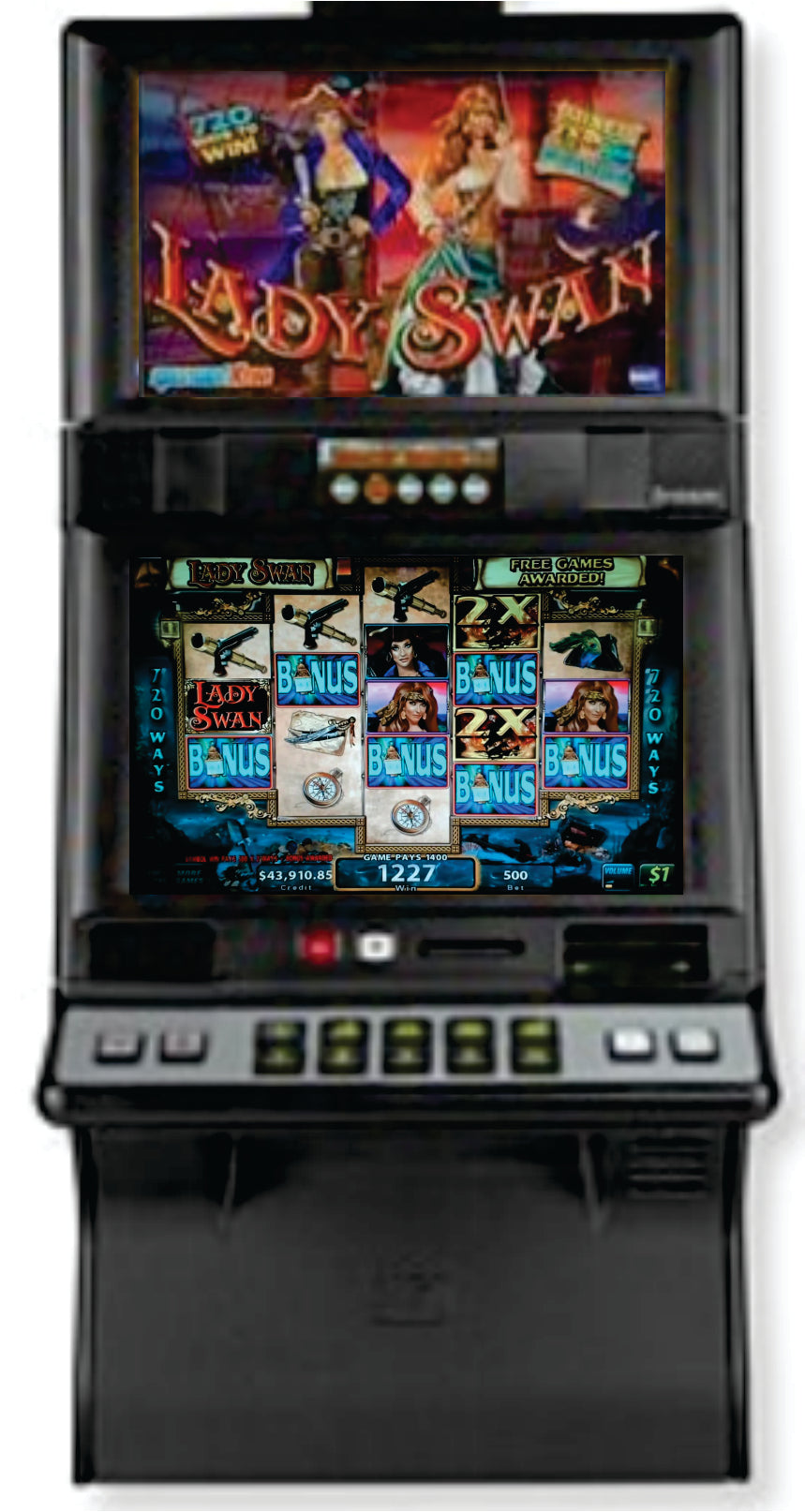 IGT Lady Swan Video Slot Machine