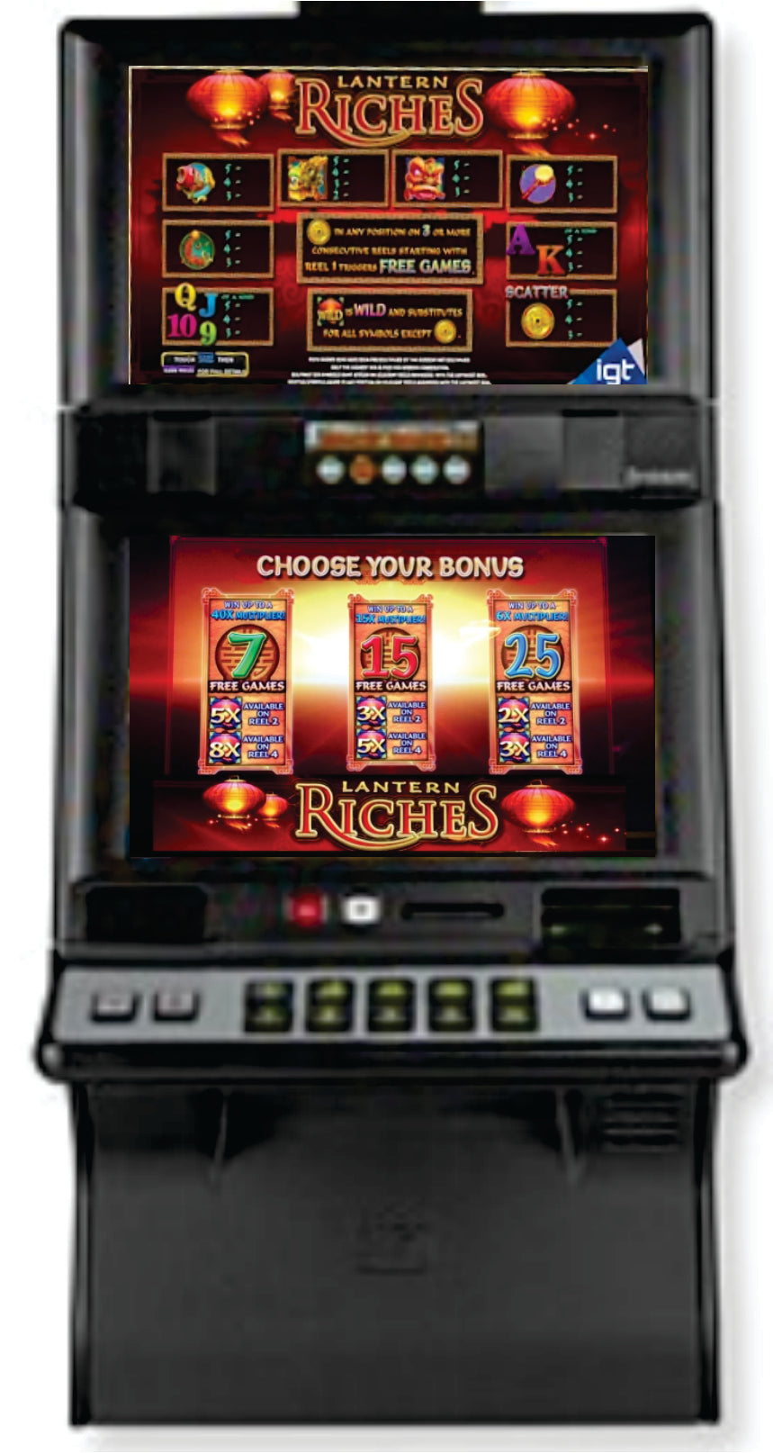 IGT Lantern Riches Video Slot Machine