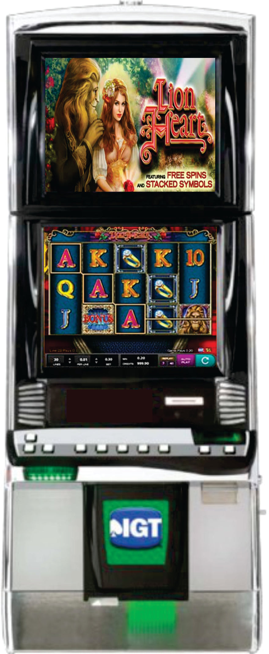 IGT Lion Heart Video Slot Machine