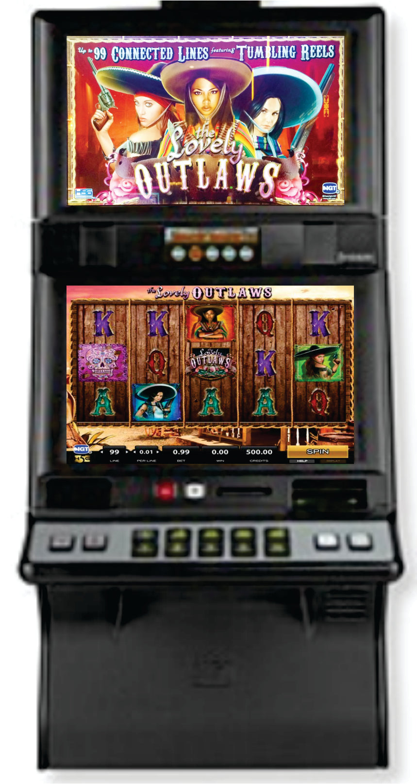 IGT Lovely Outlaws Video Slot Machine