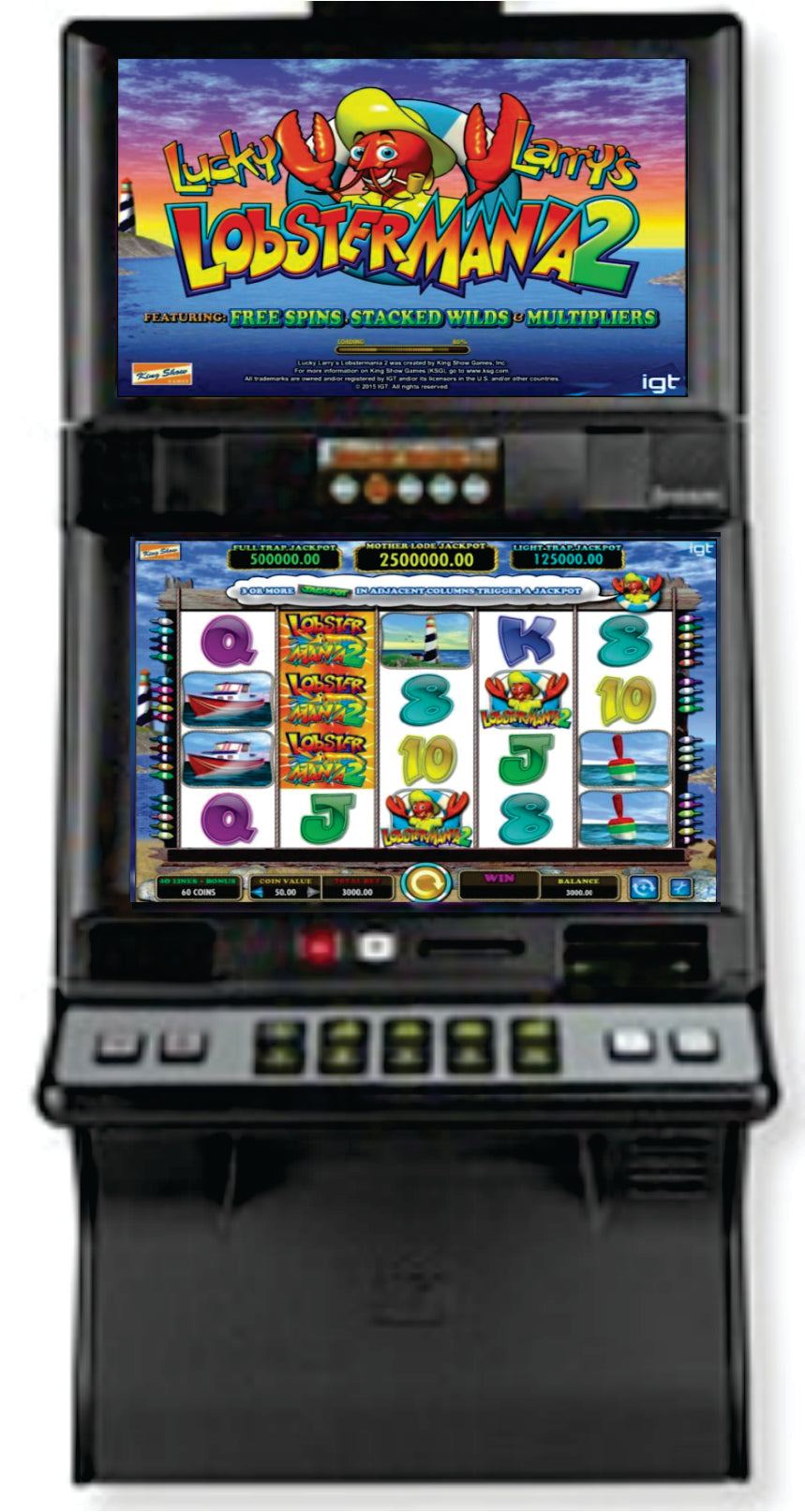 IGT Lucky Larry's Lobstermainia 2 Video Slot Machine