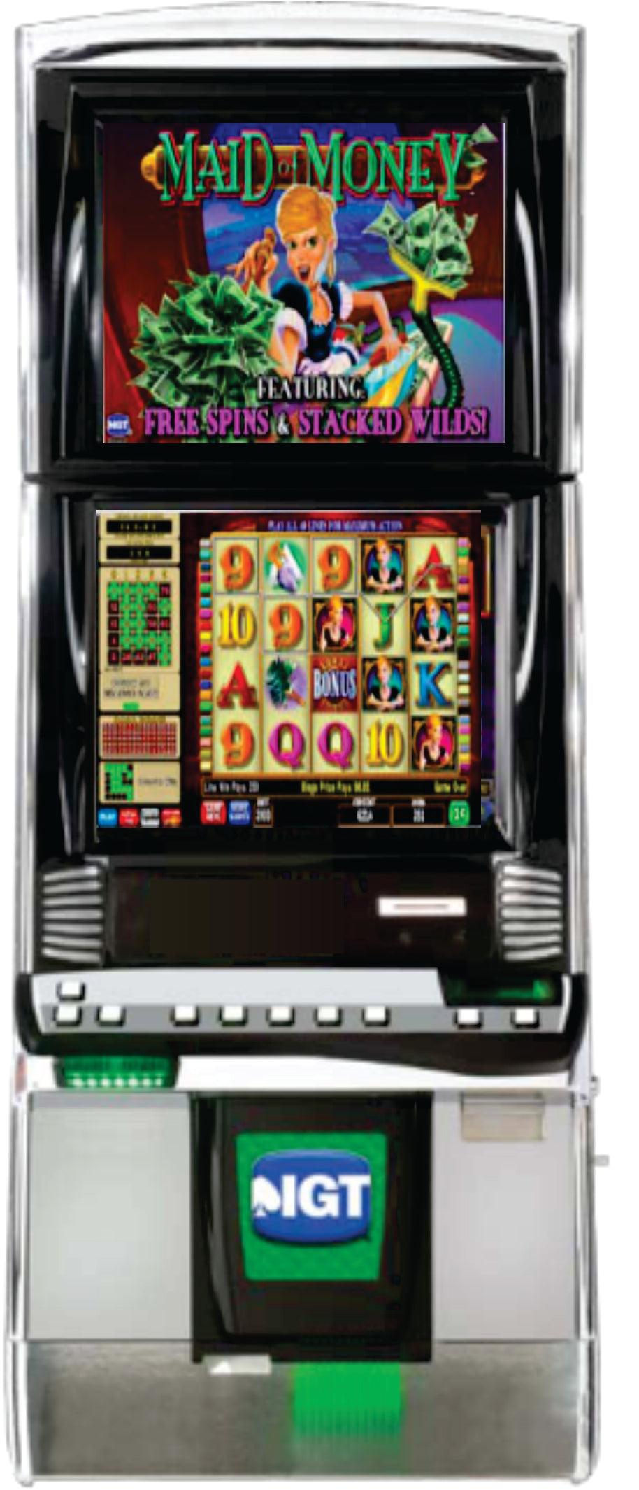 IGT Maid of Money Video Slot Machine