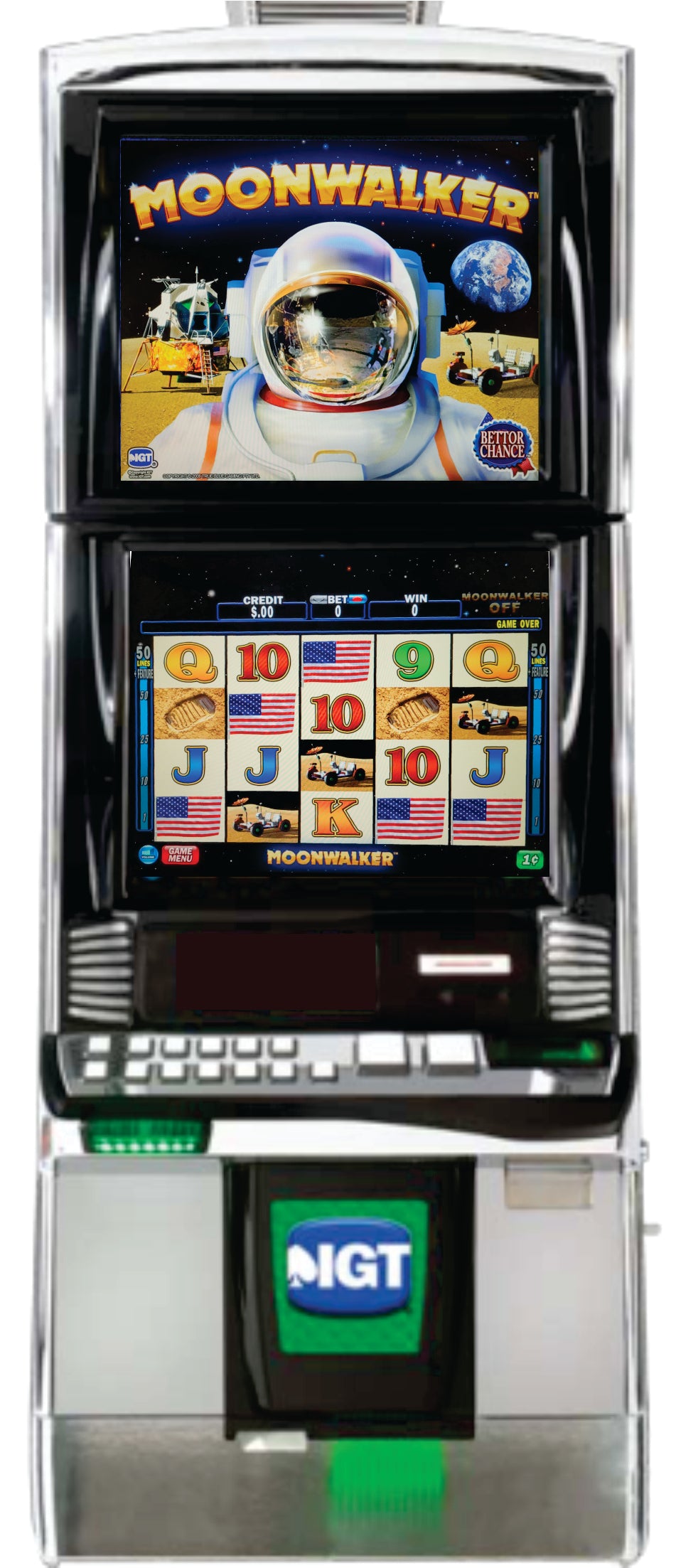 IGT Moonwalker Video Slot Machine