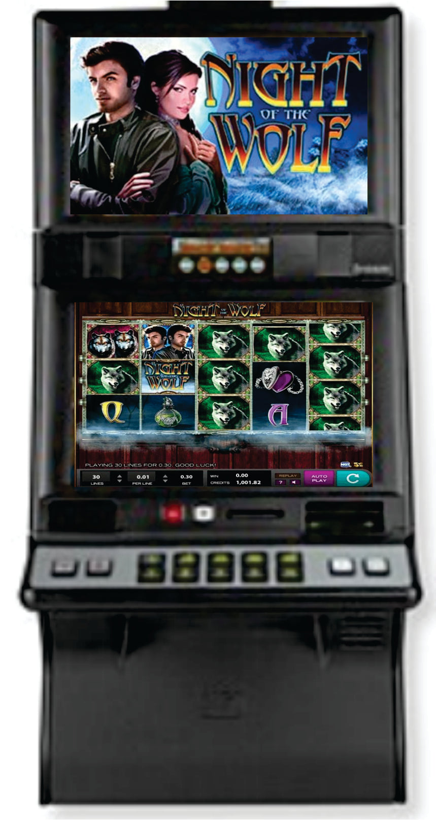 IGT Night of the Wolf Video Slot Machine